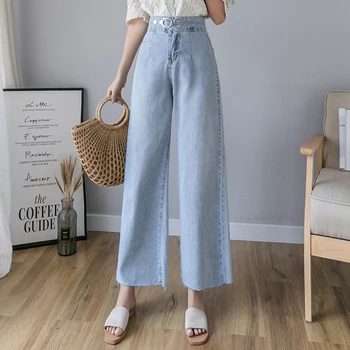 Autumn Blue Vintage Jeans Women Korean Loose Wide Leg Hole Fashion Thin Casual Streetwear Pants Hot Sale Denim High Waist Jeans
Autumn Blue Vintage Jeans Women Korean Loose Wide Leg Hole Fashion Thin Casual Streetwear Pants Hot Sale Denim High Waist Jeans