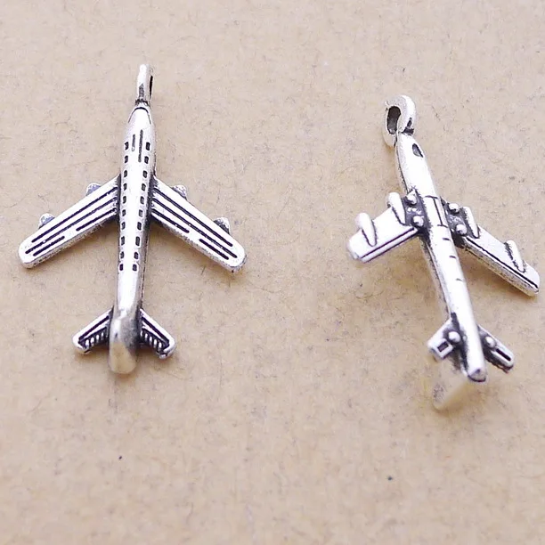 50pcs Vintage Antique Silver plane Pendants Charms Handmade Jewelry accessories15*23mm Fit earrings Bracelet Necklace Anklet
50pcs Vintage Antique Silver plane Pendants Charms Handmade Jewelry accessories15*23mm Fit earrings Bracelet Necklace Anklet