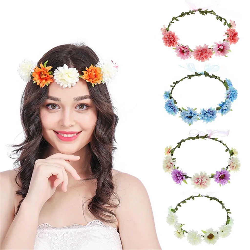 Fashion Women Girls Elegant Daisy sunflower fresh flowers photo shoot wedding holiday hair band L409A
Fashion Women Girls Elegant Daisy sunflower fresh flowers photo shoot wedding holiday hair band L409A