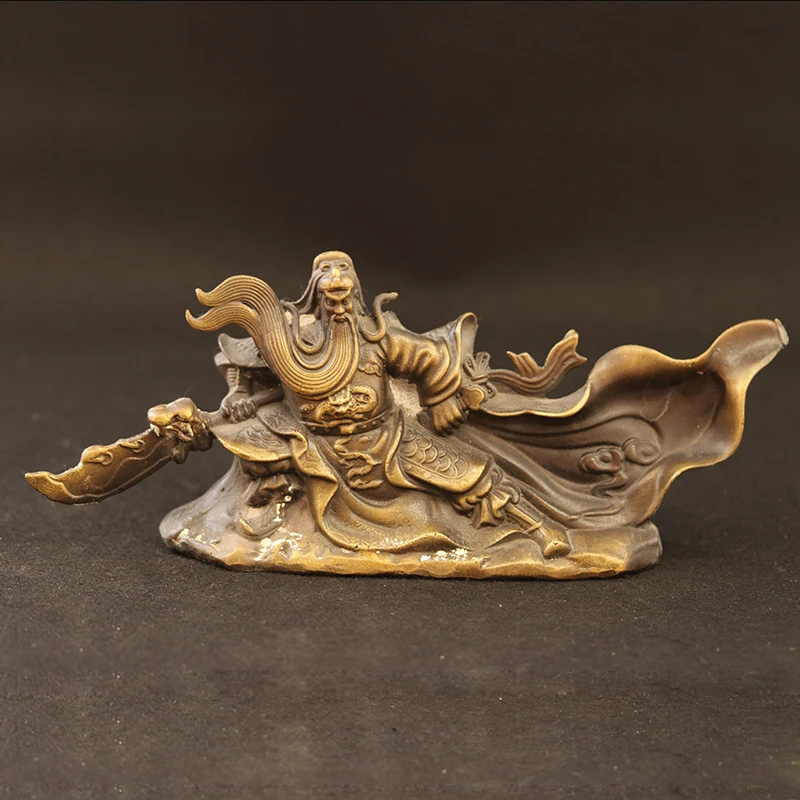 Antiques Miscellaneous Copper Kuan Kung like Wu Wealth home decoration crafts Feng shui bronze Ornaments
Antiques Miscellaneous Copper Kuan Kung like Wu Wealth home decoration crafts Feng shui bronze Ornaments