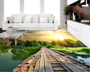 beibehang wallpaper for walls 3 d Fashion advanced PVC wallpaper bathroom kitchen living room stream small bridge 3D floor tile
beibehang wallpaper for walls 3 d Fashion advanced PVC wallpaper bathroom kitchen living room stream small bridge 3D floor tile