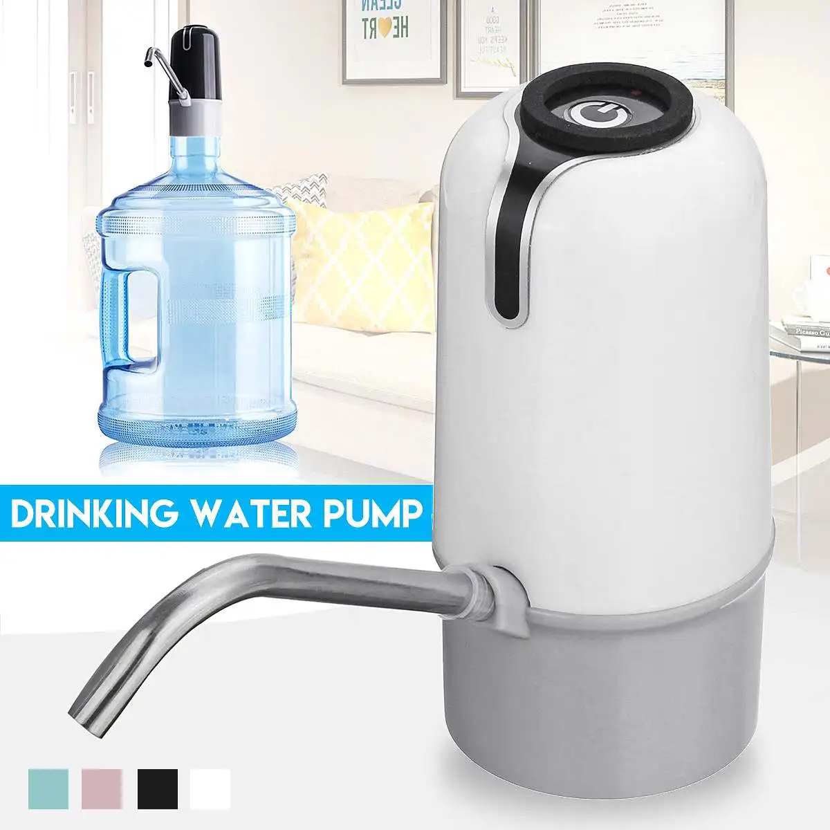 Portable Drinking Water Pump Electric Charging Water Dispenser USB Charging Water Bottle Pump Dispenser Water Pumping Device
Portable Drinking Water Pump Electric Charging Water Dispenser USB Charging Water Bottle Pump Dispenser Water Pumping Device
