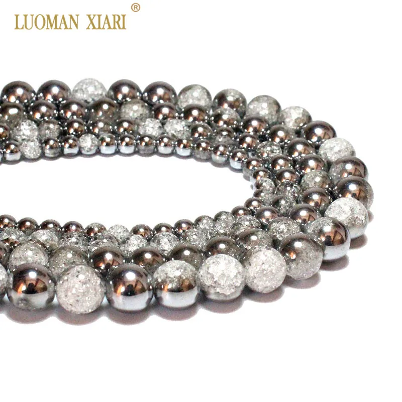 Wholesale One Side Plated Silvery White Snow Cracked Crystal Glass Stone Beads For Jewelry Making DIY Bracelet Necklace 6-12mm
Wholesale One Side Plated Silvery White Snow Cracked Crystal Glass Stone Beads For Jewelry Making DIY Bracelet Necklace 6-12mm