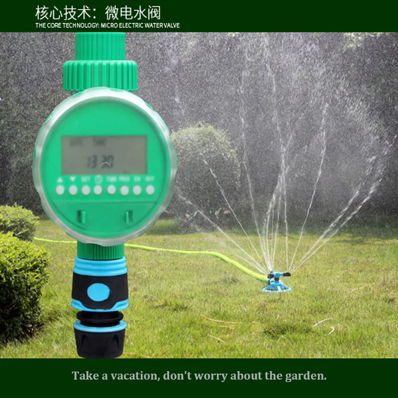 Chinese/English Irrigation Timer Intelligent Water Controller LCD Timer Garden Tool Sprayer
Chinese/English Irrigation Timer Intelligent Water Controller LCD Timer Garden Tool Sprayer