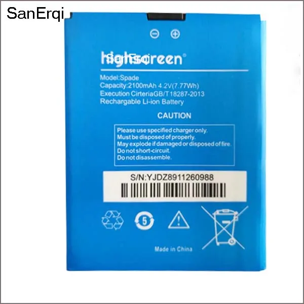 10pcs 2100mAh Battery For Highscreen Spade Battery For Highscreen Spade cell phone battery
10pcs 2100mAh Battery For Highscreen Spade Battery For Highscreen Spade cell phone battery