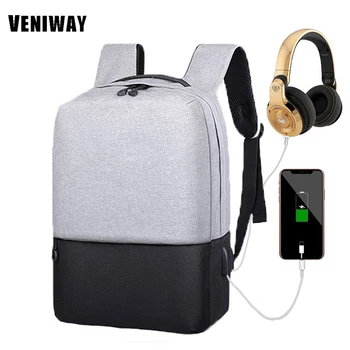 VENIWAY USB Men Laptop Backpacks Anti Armor Waterproof Male Notebook USB Backpack Men's Business Large Bag Rugzak
VENIWAY USB Men Laptop Backpacks Anti Armor Waterproof Male Notebook USB Backpack Men's Business Large Bag Rugzak