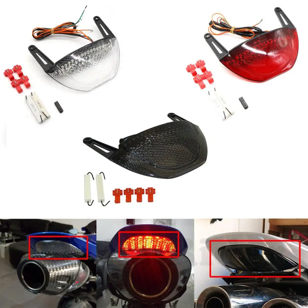 Motorcycle Rear Tail Light Brake Turn Signal Integrated LED Taillight for HONDA CBR600RR 08-12
Motorcycle Rear Tail Light Brake Turn Signal Integrated LED Taillight for HONDA CBR600RR 08-12