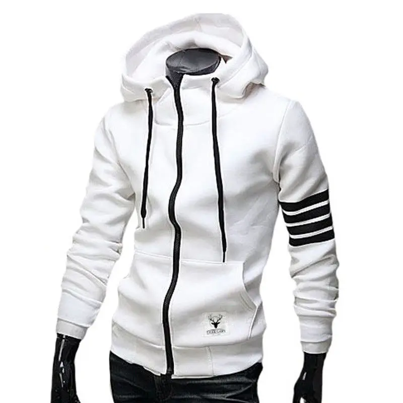 Warm Autumn Winter Handsome Mens Loose Slim Hooded Hoodies Sweatshirt Coat Outwear Cool Zipper Black White Casual Hoody
Warm Autumn Winter Handsome Mens Loose Slim Hooded Hoodies Sweatshirt Coat Outwear Cool Zipper Black White Casual Hoody