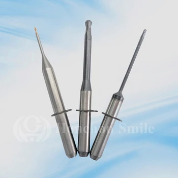 10pcs VHF Burs 35mm Length shaft 3mm Size 2.0/1.0/0.6mm /Dental zirconia, PMMA,Wax burs/Miling tools 
10pcs VHF Burs 35mm Length shaft 3mm Size 2.0/1.0/0.6mm /Dental zirconia, PMMA,Wax burs/Miling tools