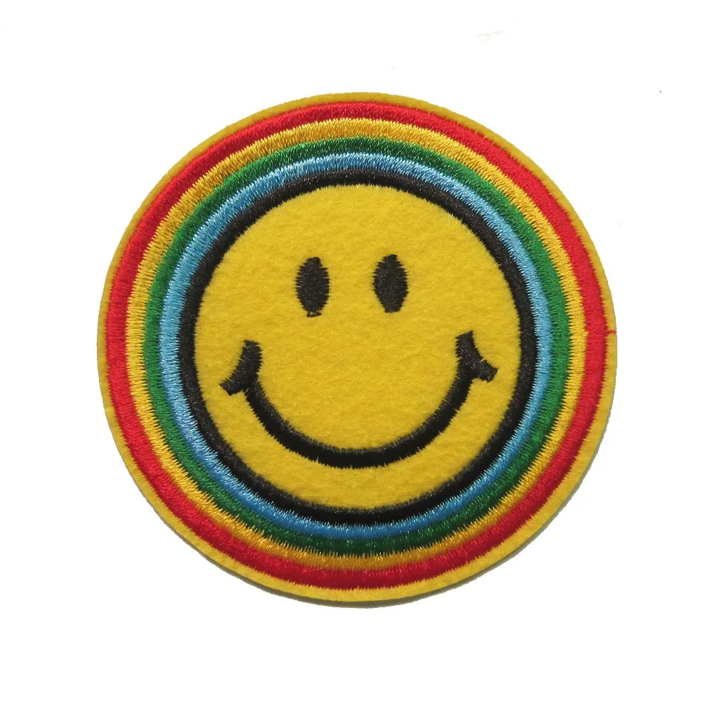 2018 Direct Selling Sale Stickers Patches For Clothing 2 Pcs Smiley Face Retro Boho Hippie 70s Fun Smile Applique Iron-on Patch
2018 Direct Selling Sale Stickers Patches For Clothing 2 Pcs Smiley Face Retro Boho Hippie 70s Fun Smile Applique Iron-on Patch
