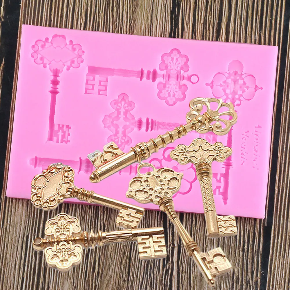 Classical Key Silicone Mold Fondant Mould Cake Decorating Tools Chocolate Gumpaste Moulds Sugarcraft Kitchen Gadget
Classical Key Silicone Mold Fondant Mould Cake Decorating Tools Chocolate Gumpaste Moulds Sugarcraft Kitchen Gadget