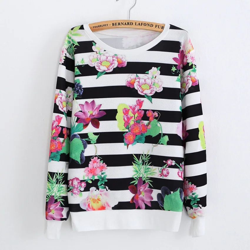2019 New Autumn Girls Floral Sweatshirts Casual Women Tracksuits Cotton 3D Terry Printed Crew Neck Long Sleeves Pullovers
2019 New Autumn Girls Floral Sweatshirts Casual Women Tracksuits Cotton 3D Terry Printed Crew Neck Long Sleeves Pullovers