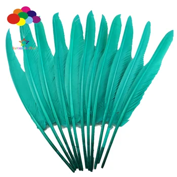 10-100 pcs/lot Sea green Color 14-16inch Plumes Turkey Pointers Quill Large Feathers for Fashion Decorations
10-100 pcs/lot Sea green Color 14-16inch Plumes Turkey Pointers Quill Large Feathers for Fashion Decorations
