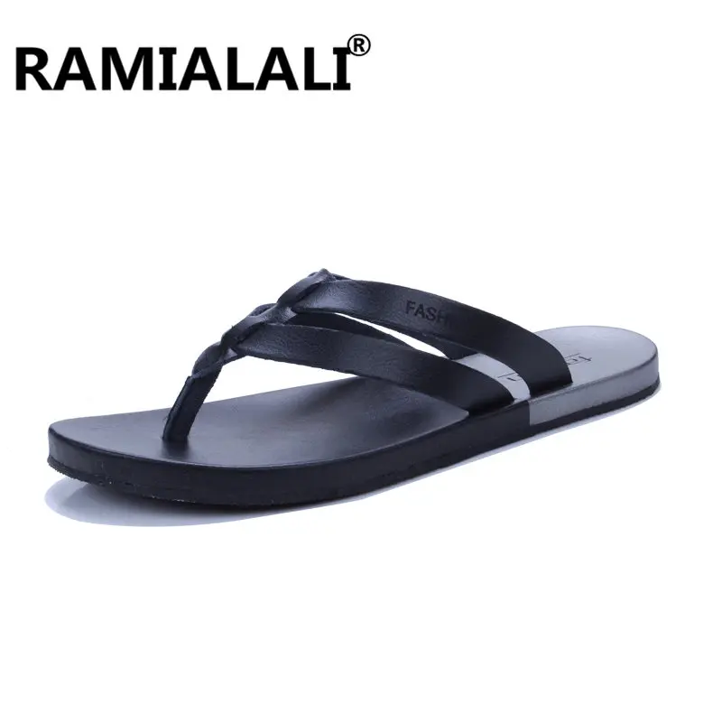 Summer Outside Fashion Casual Slippers Men Shoes Leather Flip Flops Beach Slipper Male Designer High Quality
Summer Outside Fashion Casual Slippers Men Shoes Leather Flip Flops Beach Slipper Male Designer High Quality