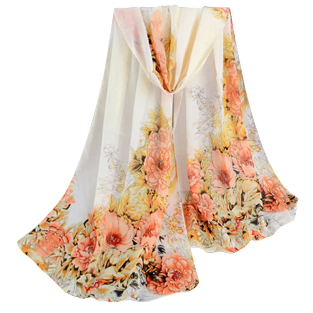 Vintage Peony Prints Long Neck Large Shawl Chiffon Scarf Women Soft Long Head Wraps Scarf Elegant Ladies
Vintage Peony Prints Long Neck Large Shawl Chiffon Scarf Women Soft Long Head Wraps Scarf Elegant Ladies