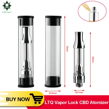Original LTQ Vapor Lock CBD Atomizer with Ceramic Coil E-cig Tank for Oil Vaping Leak-proof E-cigarette Atomizer 510 Thread
Original LTQ Vapor Lock CBD Atomizer with Ceramic Coil E-cig Tank for Oil Vaping Leak-proof E-cigarette Atomizer 510 Thread