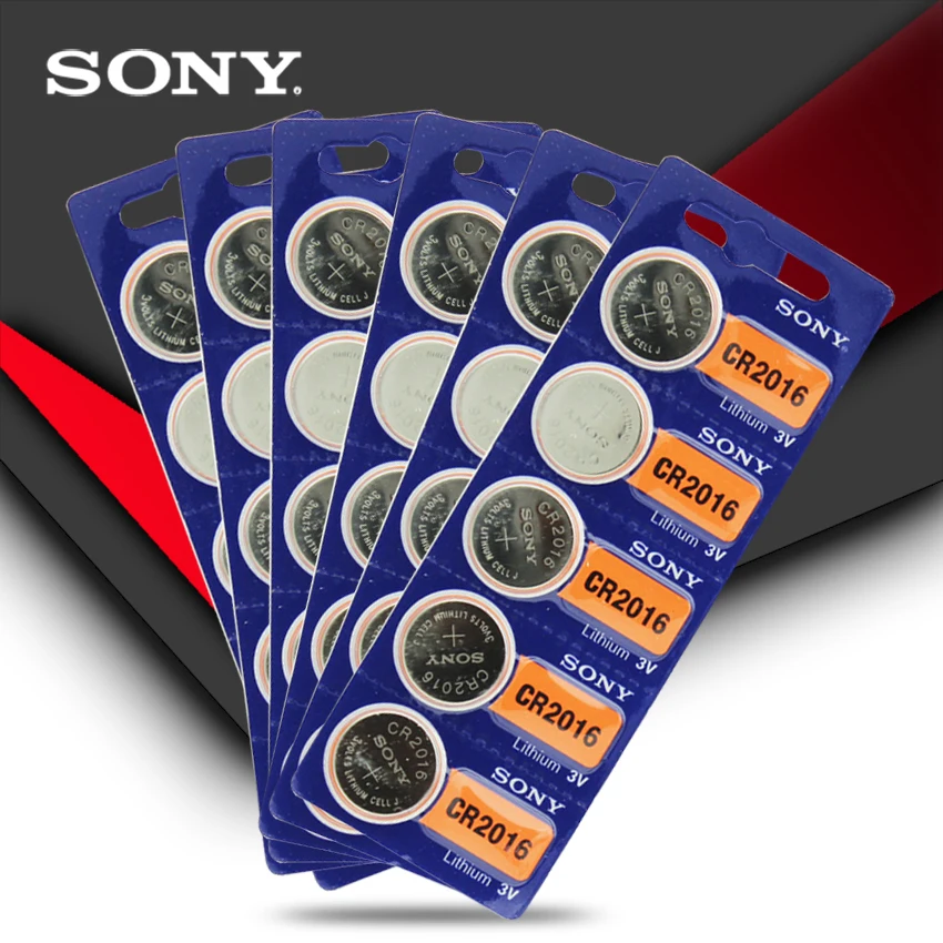 30pcs SONY 3V Lithium Coin Cells Button Battery DL2016 KCR2016 CR2016 LM2016 BR2016 High Energy Density
30pcs SONY 3V Lithium Coin Cells Button Battery DL2016 KCR2016 CR2016 LM2016 BR2016 High Energy Density