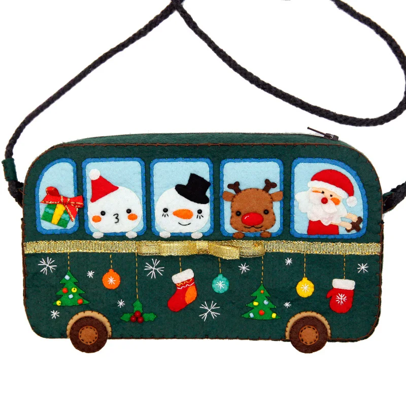 DIY Felt Bag Handmade Christmas Messenger Bag For Children Festival Gift Sewing Art Free Cutting Material DIY Package Set
DIY Felt Bag Handmade Christmas Messenger Bag For Children Festival Gift Sewing Art Free Cutting Material DIY Package Set