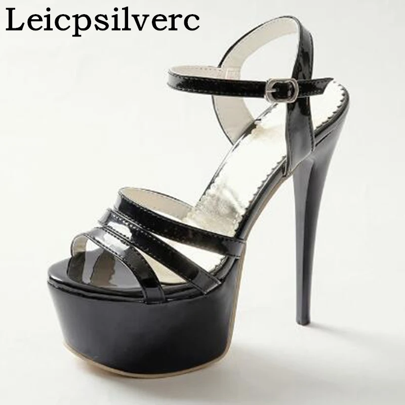 Summer new sexy super high heels with women sandals and 16CM high and thick bottom car show model walking and show women shoes
Summer new sexy super high heels with women sandals and 16CM high and thick bottom car show model walking and show women shoes