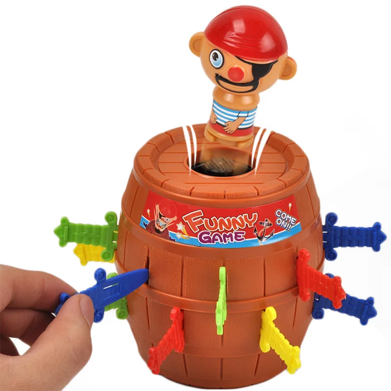 New Big Funny Pirate Bucket Toy For Kids And Adults Lucky Stab Poped Up Game Toys Intellectual Game Novelty Gag Kids Toys Gift
New Big Funny Pirate Bucket Toy For Kids And Adults Lucky Stab Poped Up Game Toys Intellectual Game Novelty Gag Kids Toys Gift