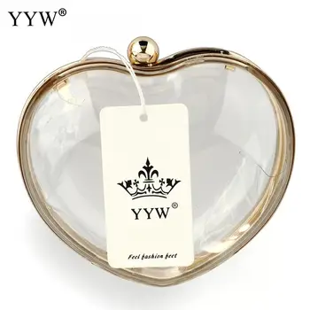 Fashion Heart Pattern Clutch Bag Ladies Transparent Chain Bag Mini Shoulder Bag Luxury Clutches Handbags Women Bags Designer
Fashion Heart Pattern Clutch Bag Ladies Transparent Chain Bag Mini Shoulder Bag Luxury Clutches Handbags Women Bags Designer