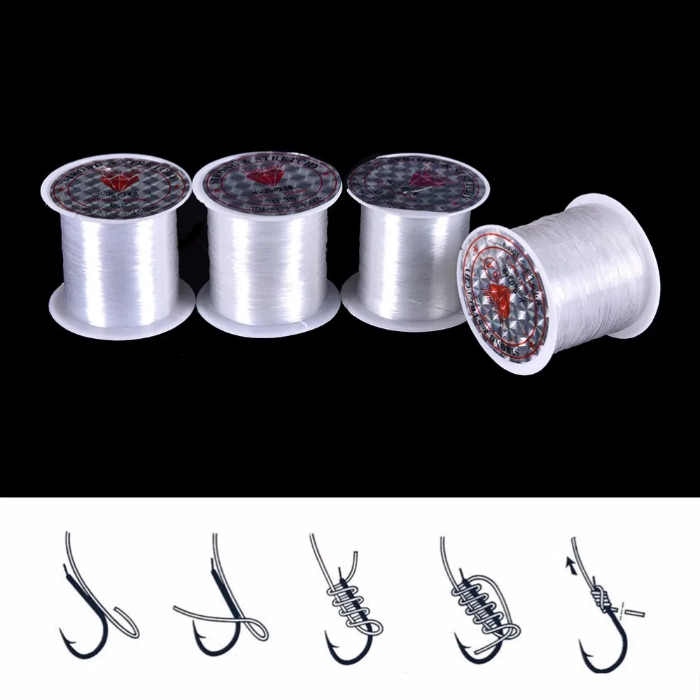1 Roll 0.2mm-0.4mm crystal Fishing Wire Strong Fishing Line Super Power Fish Lines Wire PE Nylon line Fishing Accessories
1 Roll 0.2mm-0.4mm crystal Fishing Wire Strong Fishing Line Super Power Fish Lines Wire PE Nylon line Fishing Accessories
