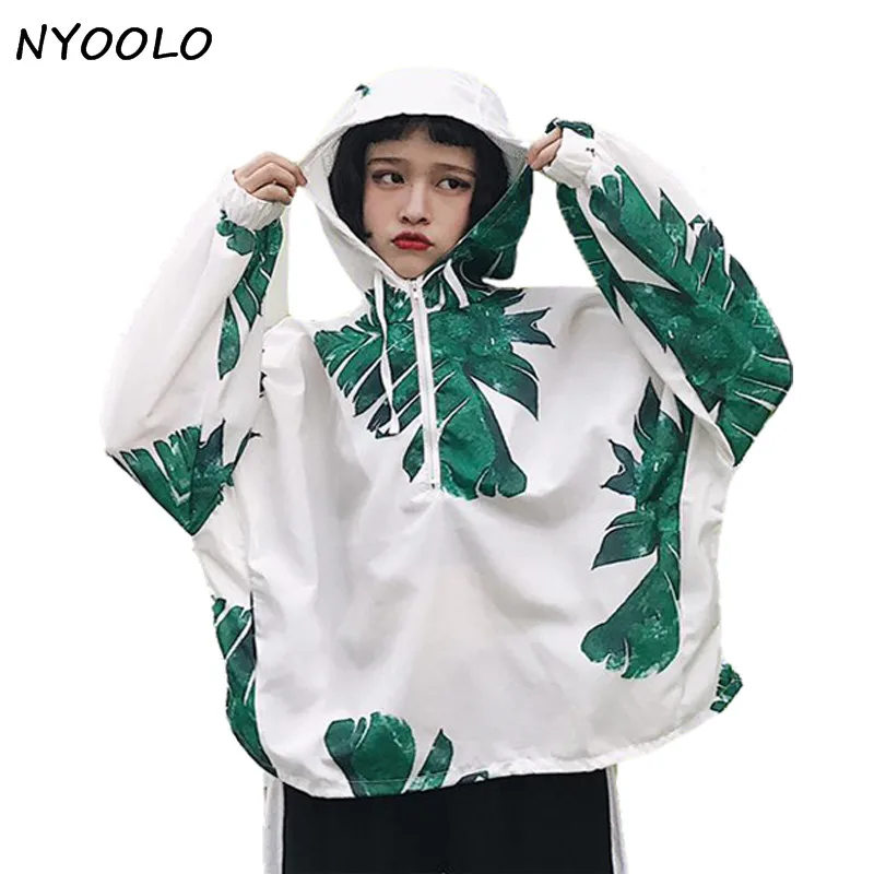 NYOOLO Streetwear summer personality 3D digital print thin Sunscreen Hoodie jacket women clothing top Casual outerwear
NYOOLO Streetwear summer personality 3D digital print thin Sunscreen Hoodie jacket women clothing top Casual outerwear