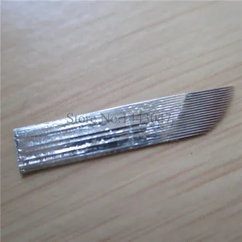 50Pcs/Lot Stainless Steel Sliver curved Permanent Makeup Embroidery 3D Microblading Tattoo Manual Pen Needle
50Pcs/Lot Stainless Steel Sliver curved Permanent Makeup Embroidery 3D Microblading Tattoo Manual Pen Needle