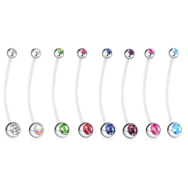 1PCS Charm Pregnancy Belly Button Rings Body Piercing Jewelry Crystal Navel Piercings for Women Fashion Jewelry Accessories
1PCS Charm Pregnancy Belly Button Rings Body Piercing Jewelry Crystal Navel Piercings for Women Fashion Jewelry Accessories