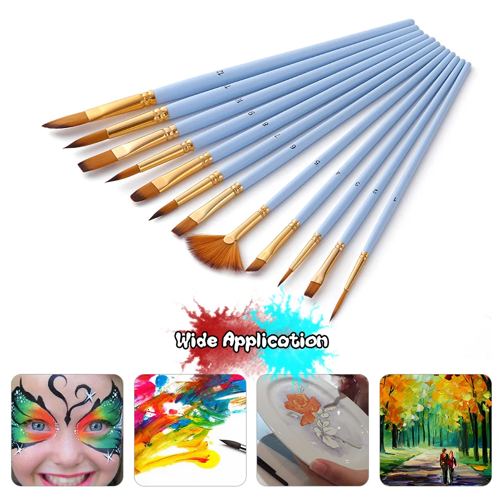 12Pcs Paint Brush Set Fine Detail Paintbrushes for Miniature Acrylic Oil Watercolor Painting Beginner Student Artist Drawing Kit
12Pcs Paint Brush Set Fine Detail Paintbrushes for Miniature Acrylic Oil Watercolor Painting Beginner Student Artist Drawing Kit