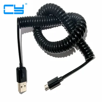 micro usb male usb male spring Retractable stretch cable sync data charge for samsung HTC LG 2M free shipping
micro usb male usb male spring Retractable stretch cable sync data charge for samsung HTC LG 2M free shipping