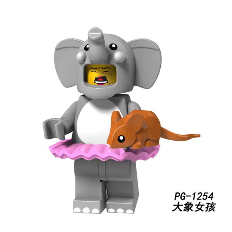 PG8152 Elephant Suit Girl Unicorn Knight 18th Figures Building Blocks Bricks Compatible with legoingly figure DIY Gifts Toys Kid
PG8152 Elephant Suit Girl Unicorn Knight 18th Figures Building Blocks Bricks Compatible with legoingly figure DIY Gifts Toys Kid