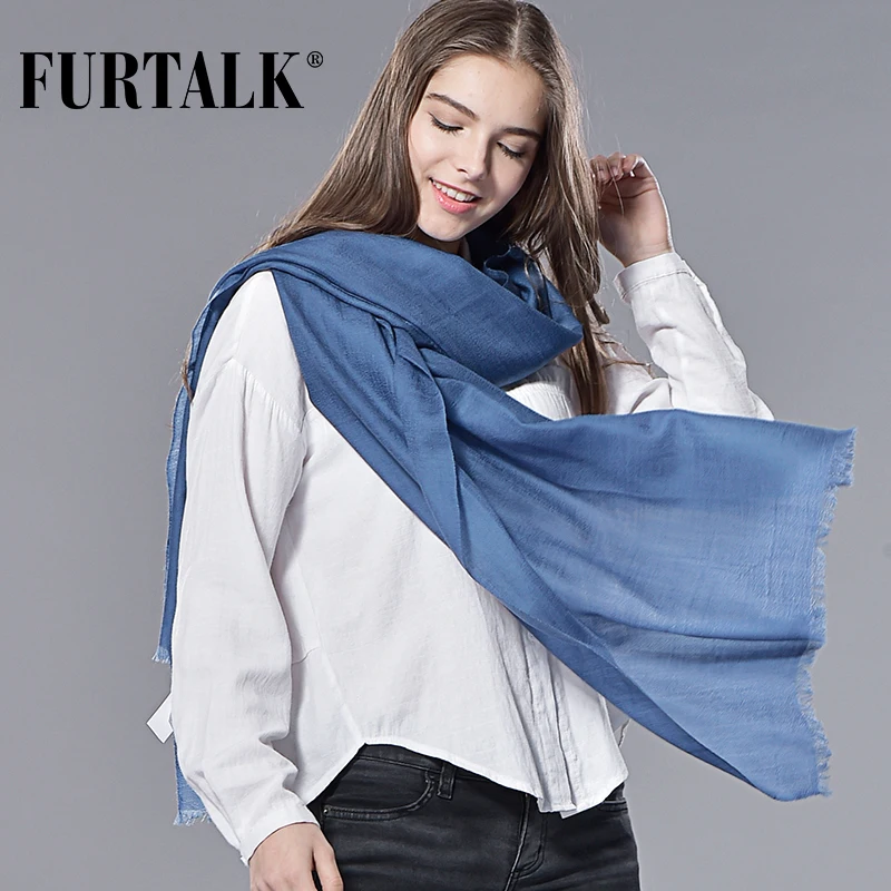 FURTALK Spring Winter Women 100% Wool Scarf Wool Shawl Luxury Long Women Scarf Wool Pashmina Bandana Long
FURTALK Spring Winter Women 100% Wool Scarf Wool Shawl Luxury Long Women Scarf Wool Pashmina Bandana Long