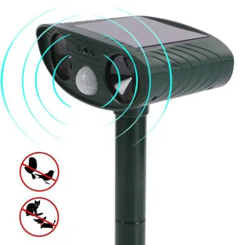 Ultrasonic Dog Repellent Repeller Solar Powered Waterproof for Cats Birds Skunks DC120
Ultrasonic Dog Repellent Repeller Solar Powered Waterproof for Cats Birds Skunks DC120