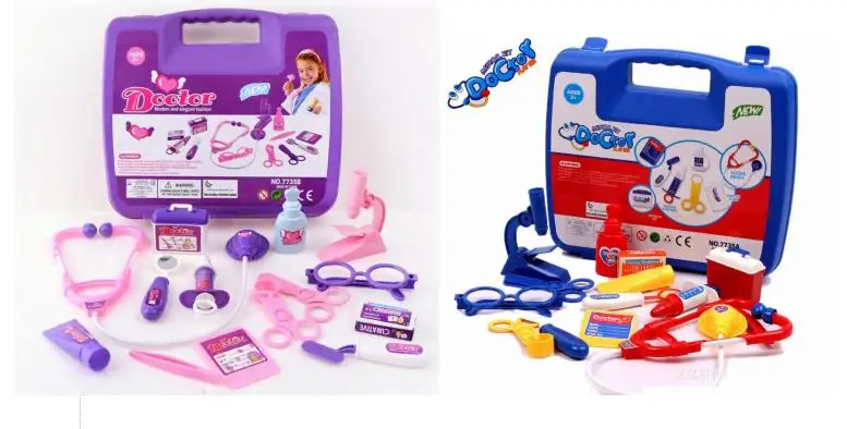 2 colors Kids Child pretend play doctor's toys/girls and boys birthday gifts iterative doctor nurse games with medicine toys
2 colors Kids Child pretend play doctor's toys/girls and boys birthday gifts iterative doctor nurse games with medicine toys