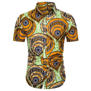 New Men's Men's Simple Casual Fashion Personalized Printed Spuare Collar Men's Short Sleeve Shirt In 2019 Summer
New Men's Men's Simple Casual Fashion Personalized Printed Spuare Collar Men's Short Sleeve Shirt In 2019 Summer