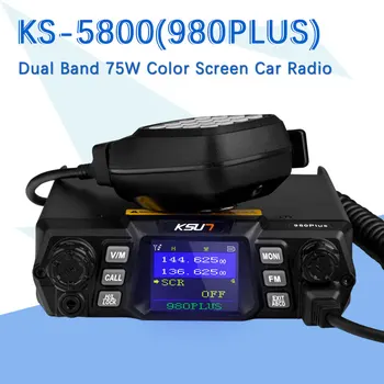 KSUN Walkie Talkie KS-5800(980Plus) Dual Band 75W High Power Handheld Two Way Radio Outdoor Mobile Car Radio Transceiver
KSUN Walkie Talkie KS-5800(980Plus) Dual Band 75W High Power Handheld Two Way Radio Outdoor Mobile Car Radio Transceiver