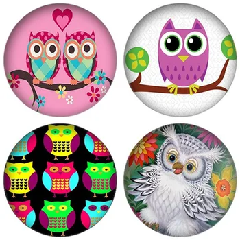 ZDYING 5 Sizes Cute Cartoon Owls On The tree Glass Cabochon Animal Owl Birds Glass Dome Beads Jewelry Findings & Components 5pcs
ZDYING 5 Sizes Cute Cartoon Owls On The tree Glass Cabochon Animal Owl Birds Glass Dome Beads Jewelry Findings & Components 5pcs