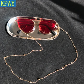 Fashion Chic Womens Gold Silver Eyeglass Chains Cat Sunglasses Reading Beaded Glasses Chain Eyewears Cord Holder neck strap Rope
Fashion Chic Womens Gold Silver Eyeglass Chains Cat Sunglasses Reading Beaded Glasses Chain Eyewears Cord Holder neck strap Rope