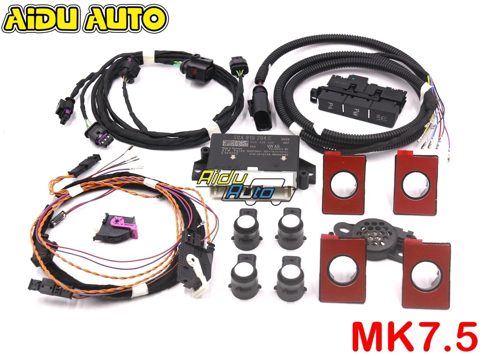 For VW Golf 7.5 MK7.5 Park Pilot Parking Front Update 4K UPGRADE to 8K PDC OPS KIT 5QA 919 294 C 5QA919294C
For VW Golf 7.5 MK7.5 Park Pilot Parking Front Update 4K UPGRADE to 8K PDC OPS KIT 5QA 919 294 C 5QA919294C