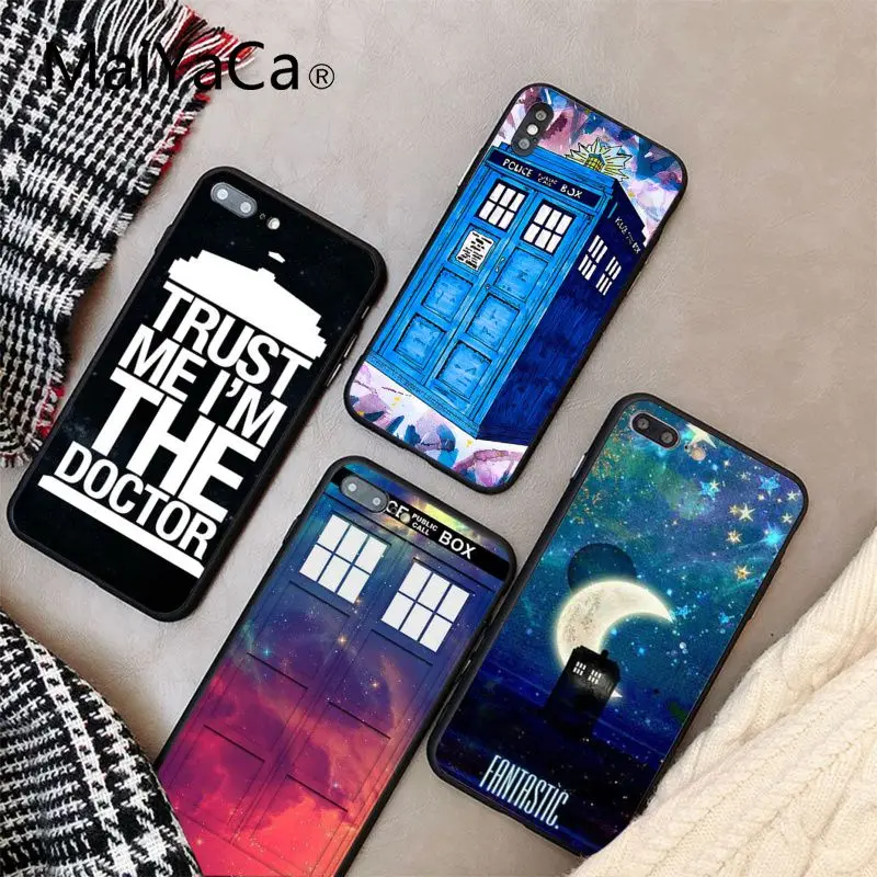 MaiYaCa Doctor Who Box Fundas Soft Silicone Cell For iphone 5 5s 5c SE And 6 6s 7 7plus 8 8plus Phone Case
MaiYaCa Doctor Who Box Fundas Soft Silicone Cell For iphone 5 5s 5c SE And 6 6s 7 7plus 8 8plus Phone Case