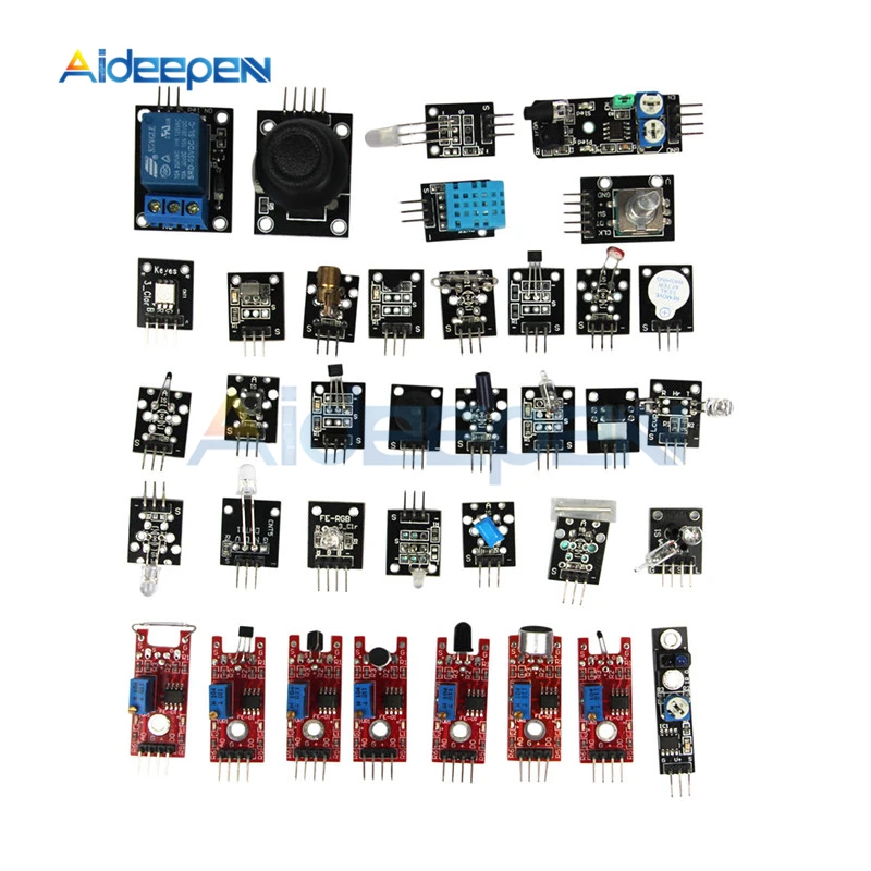 Комплект датчиков 37 в 1 модуль плата для самостоятельной сборки Arduino MCU R3 MEGA2560 NANO