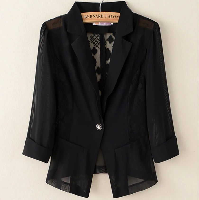 Women's Solid Casual Mesh Floral Embroidery Jacket 2018 New Arrival Elegant Fashion Jacket Tops M-3XL Plus Size C85004F
Women's Solid Casual Mesh Floral Embroidery Jacket 2018 New Arrival Elegant Fashion Jacket Tops M-3XL Plus Size C85004F
