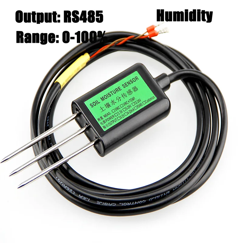 Free shipping New 1pc 0-100% Soil sensor RS485 output soil moisture sensor Temperature humidity sensor -40~80C
Free shipping New 1pc 0-100% Soil sensor RS485 output soil moisture sensor Temperature humidity sensor -40~80C