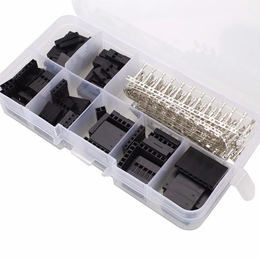 310pcs Dupont sets Kit 2.54mm Male/Female Wire Jumper Pin Header Connector Kit Set Housing
310pcs Dupont sets Kit 2.54mm Male/Female Wire Jumper Pin Header Connector Kit Set Housing