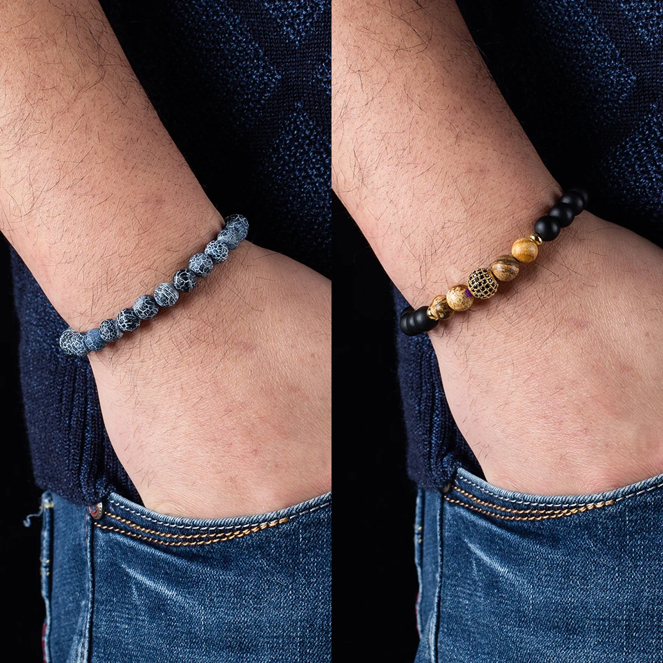 Natural stone Tiger eye bead Strand Wrap Couple Bracelet for men charms 2019 New Golden Silver Crystal Punk Skeleton Skull
Natural stone Tiger eye bead Strand Wrap Couple Bracelet for men charms 2019 New Golden Silver Crystal Punk Skeleton Skull