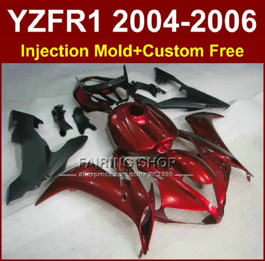 Road/racing Motorcycle Injection mold fairings kit for YAMAHA 2004 2005 2006 YZFR1 YZF1000 YZF R1 04 05 06 red black fairing set
Road/racing Motorcycle Injection mold fairings kit for YAMAHA 2004 2005 2006 YZFR1 YZF1000 YZF R1 04 05 06 red black fairing set