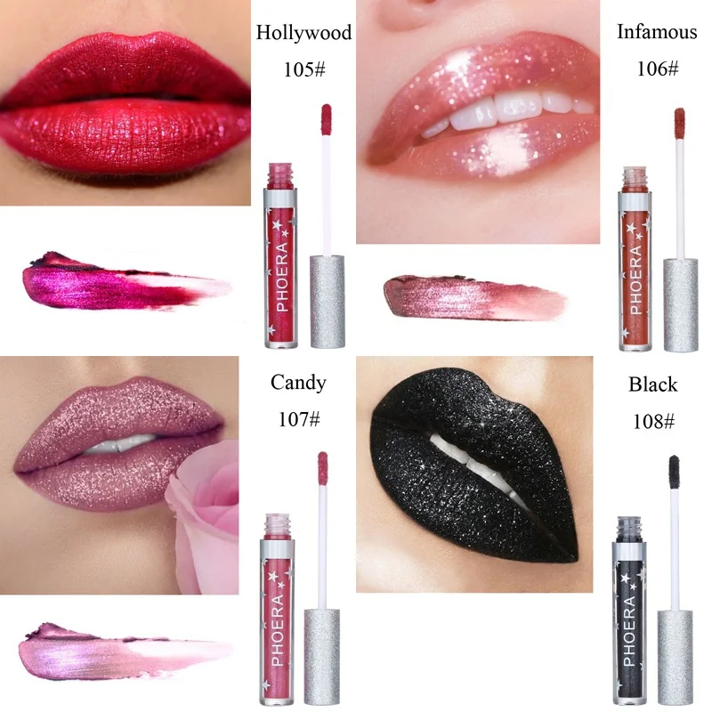 1PC PHOERA 8Colors Metallic Diamond Pearly Watery Lip Gloss Sparkling Party Radiant Fashion Liquid Lip Gloss Waterproof TSLM2
1PC PHOERA 8Colors Metallic Diamond Pearly Watery Lip Gloss Sparkling Party Radiant Fashion Liquid Lip Gloss Waterproof TSLM2