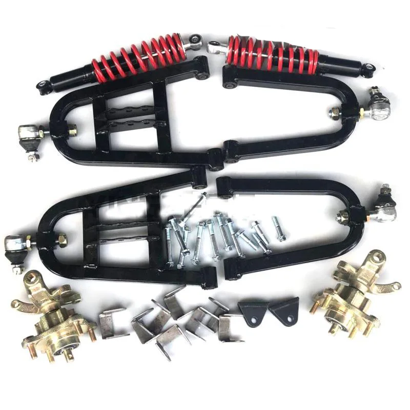 Go Kart Karting Four Wheel Suspension Shock Absorbers Spindle 110/10MM Wheel Flange Sitting Quad Buggy ATV Front Swingarms
Go Kart Karting Four Wheel Suspension Shock Absorbers Spindle 110/10MM Wheel Flange Sitting Quad Buggy ATV Front Swingarms