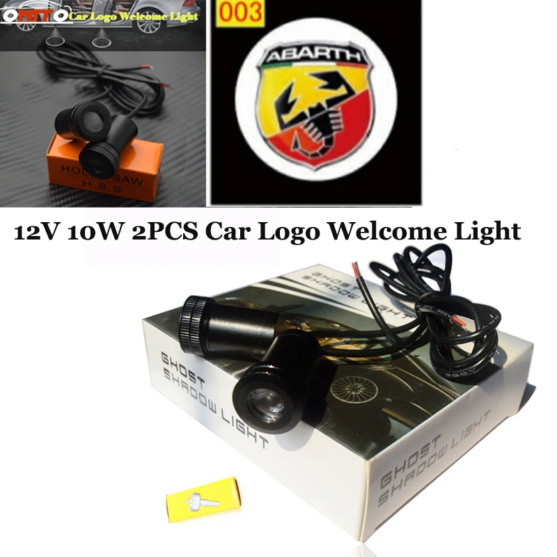 2pcs/set Car Light Emblem Shadow Light Door Lamp 12V For ABT logo LED Decorative Lamp For Abarth logo Fit For Fiat All Series
2pcs/set Car Light Emblem Shadow Light Door Lamp 12V For ABT logo LED Decorative Lamp For Abarth logo Fit For Fiat All Series